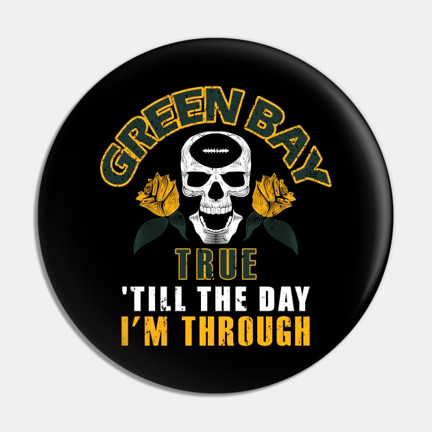 Green Bay Pro Football - True Fan Pin by FFFM