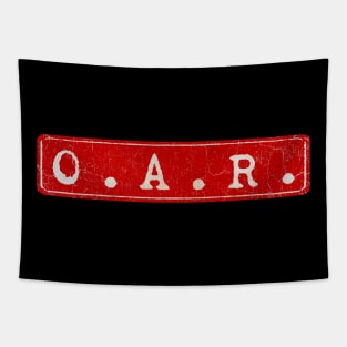 vintage retro plate O.A.R. Tapestry