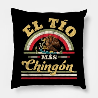 El Tio Mas Chingon Mexican Flag Uncle Pillow