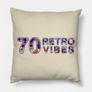 70 retro vibes Pillow