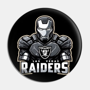 War machine x las vegas raiders Mashup Fan art Pin