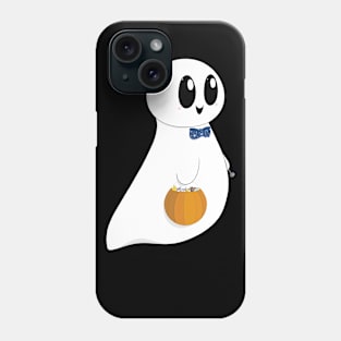 A Friendly Trick-or-Treating Ghost Phone Case