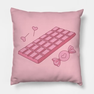 pink chocolate Pillow