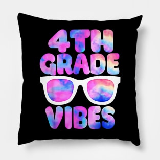 Back To School 4th Grade Vibes First Day Teacher Pillow