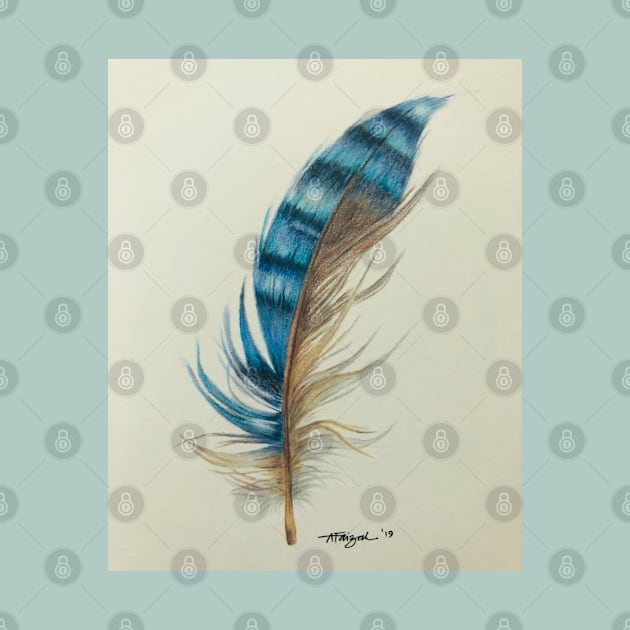 Blue Feather by amyliafaizalart