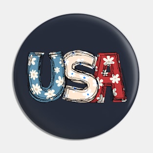 Usa flowers Pin