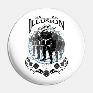 Illusion - D&D Magic School Series: Black Text Pin