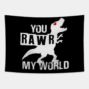 You Rawr My World Tapestry