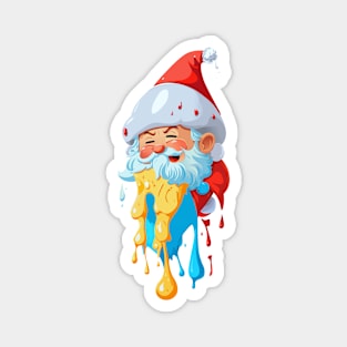 Ice Cream Santa Magnet