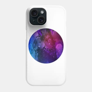 Circular Purple Marble Phone Case