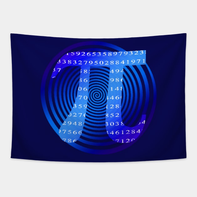 Pi Constant Math Pi day Tapestry by Scar