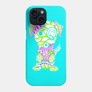 the magical dog in lovely color pattern ecopop Phone Case