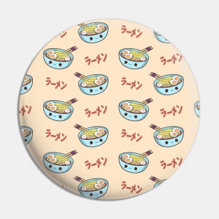 cute ramen kawaii pattern Pin