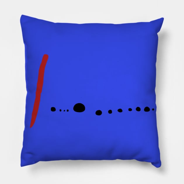 Bleu Mirò Pillow by shamila