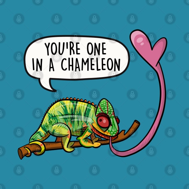 You're one in a chameleon by LEFD Designs