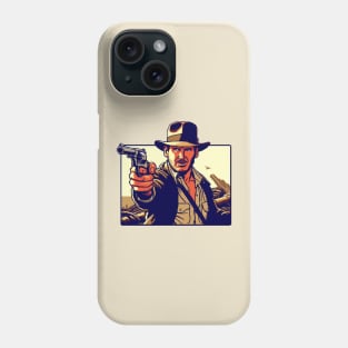 Indiana Jones 8 Bit Phone Case