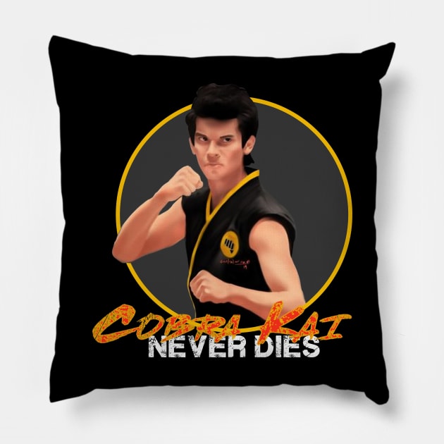 cobra kai Pillow by iniandre