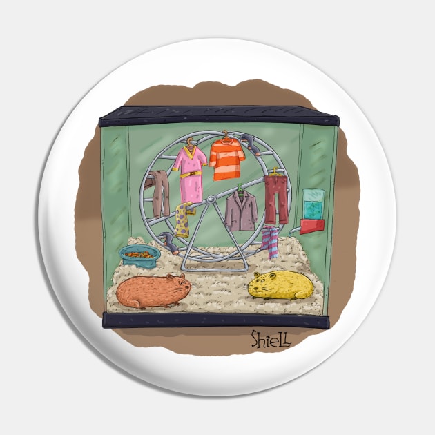 Hamster Wheel Hangers Pin by macccc8