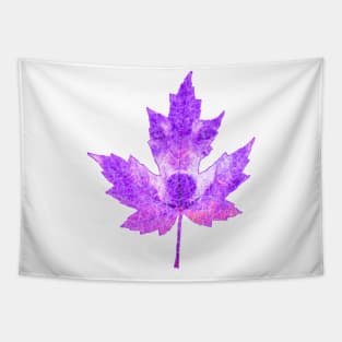 Maple Leaf Wolf Tapestry