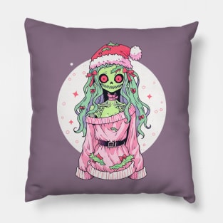 Cute Christmas Zombie Pillow