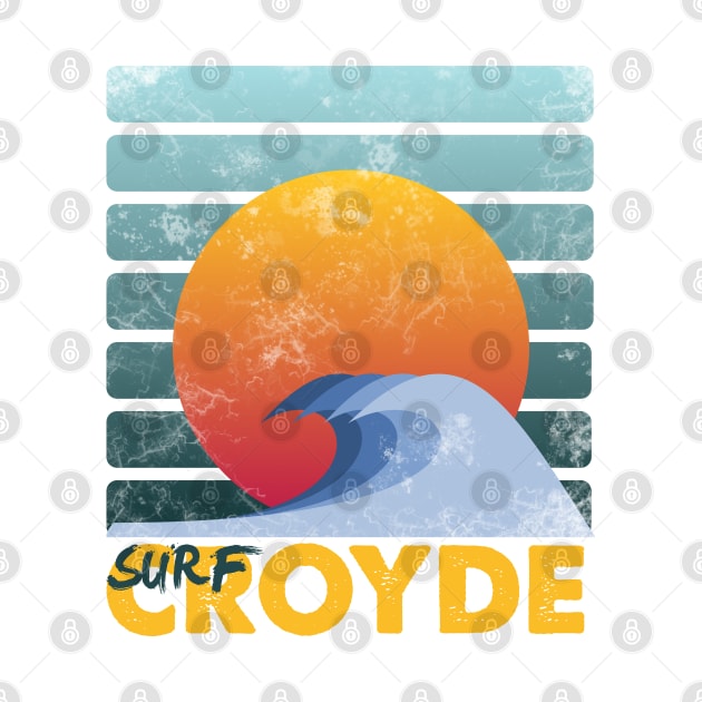 Surf Croyde by Randomart