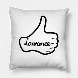 Men name. Lawrence Pillow