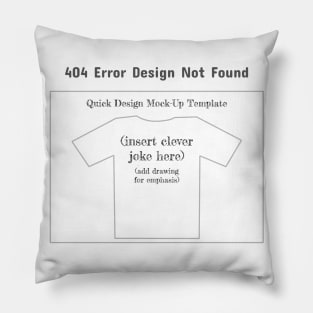 Error 404 Pillow