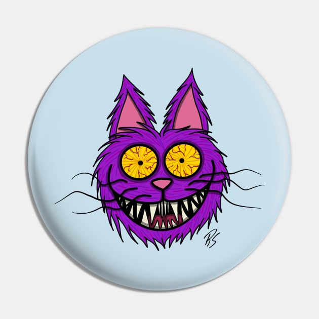The Cheshire Cat Pin by reesejl