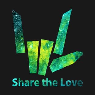 Share The Love Galaxy T-Shirt