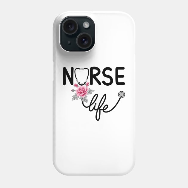 Nurse Life Phone Case by Designoholic