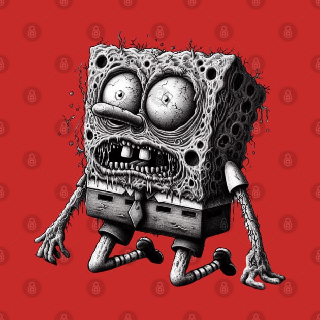 Zombie Spongebob 2 by AlmostMaybeNever