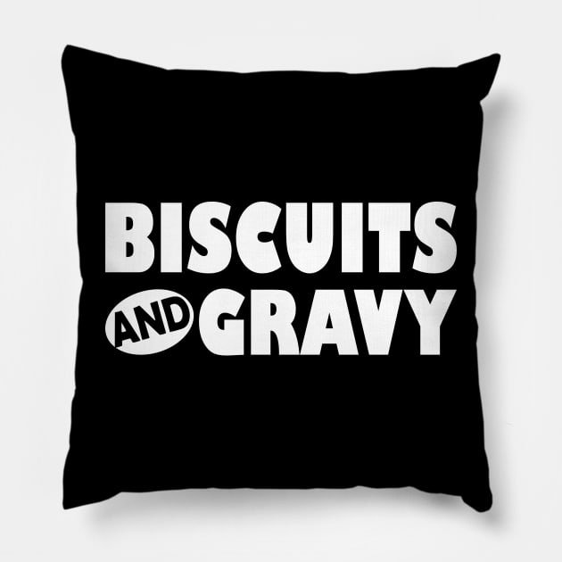 Biscuits and Gravy Pillow by KC Happy Shop