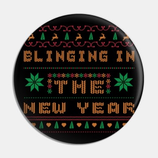 Blinging In The New Year Pin