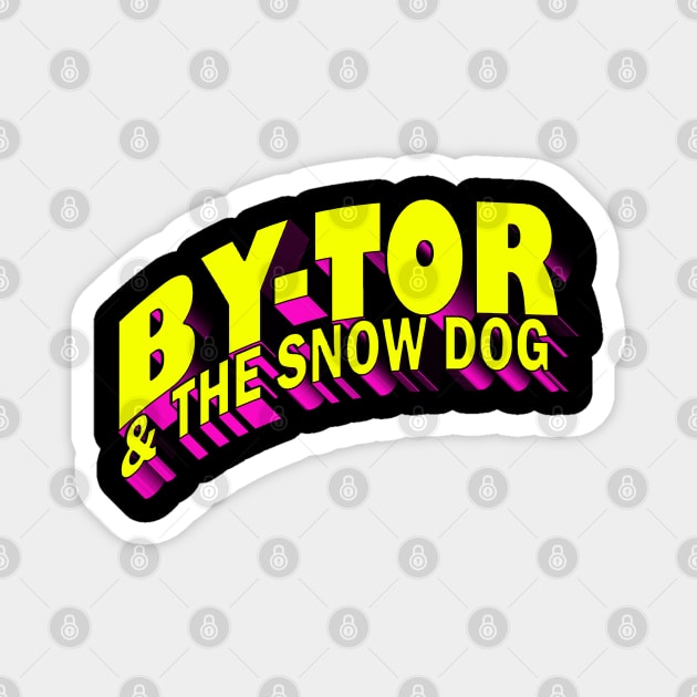 By-Tor and the Snow Dog Superhero-Style Logo Magnet by RetroZest