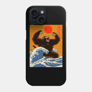 GREAT WAVE OF MONSTER Phone Case