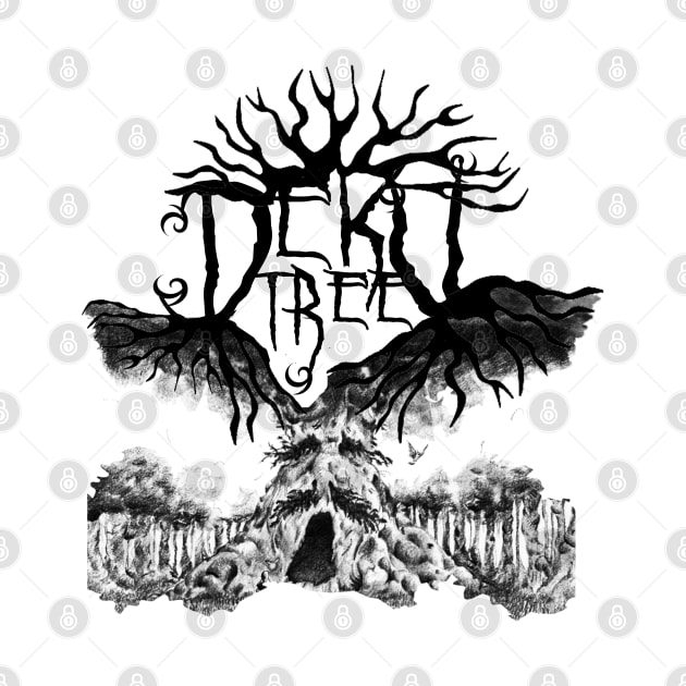 Black Metal Deku Tree by red-leaf