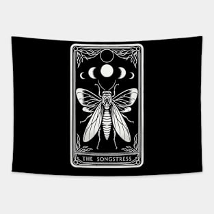 Mystic Moon Cicada Tarot Card The Songstress Tapestry