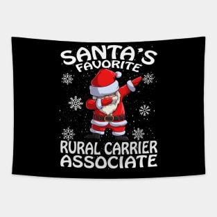 Santas Favorite Rural Carrier Associate Christmas Tapestry