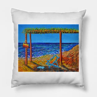 Oil Painting - Sicily Dreaming. 2014 Pillow