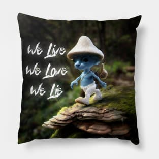 Smurf Cat Pillow