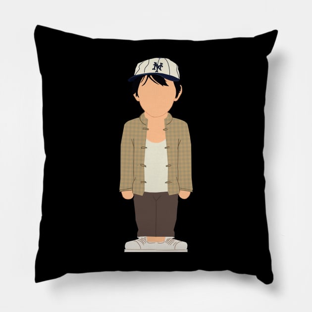 Short Round! Pillow by Buff Geeks Art