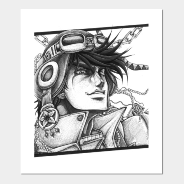 Aesthetic Joseph Joestar Jojos Bizarre Adventure Posters And Art Prints Teepublic