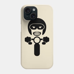 Motorcycle rider Decal V.2 Phone Case