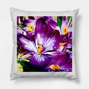 Saffron Crocus Pillow