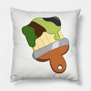 Camo Paintbrush Pillow