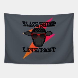 Black Sheep Live Fast Tapestry