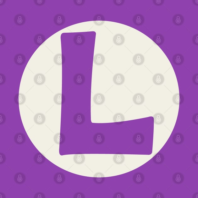 letter l purple by persa