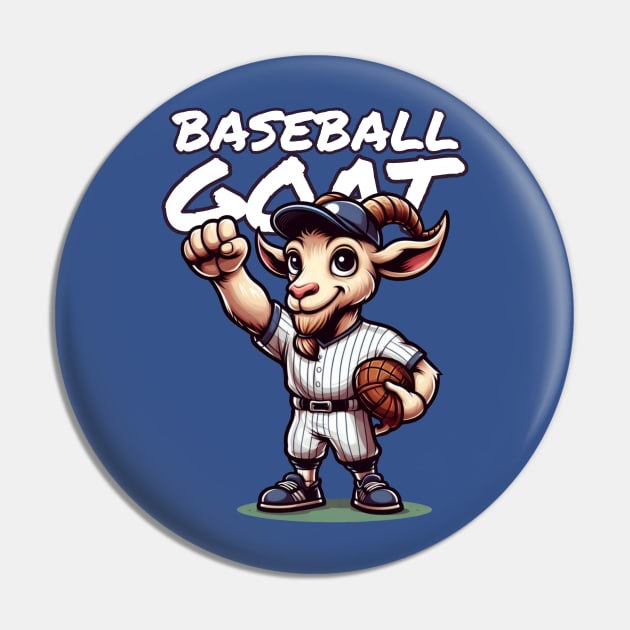 BASEBALL GOAT Pin by iGOATu