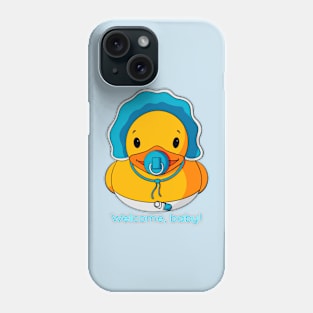 Welcome Baby Boy Rubber Duck Phone Case