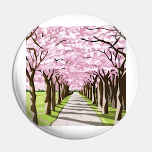 Blossom Avenue Christchurch Pin